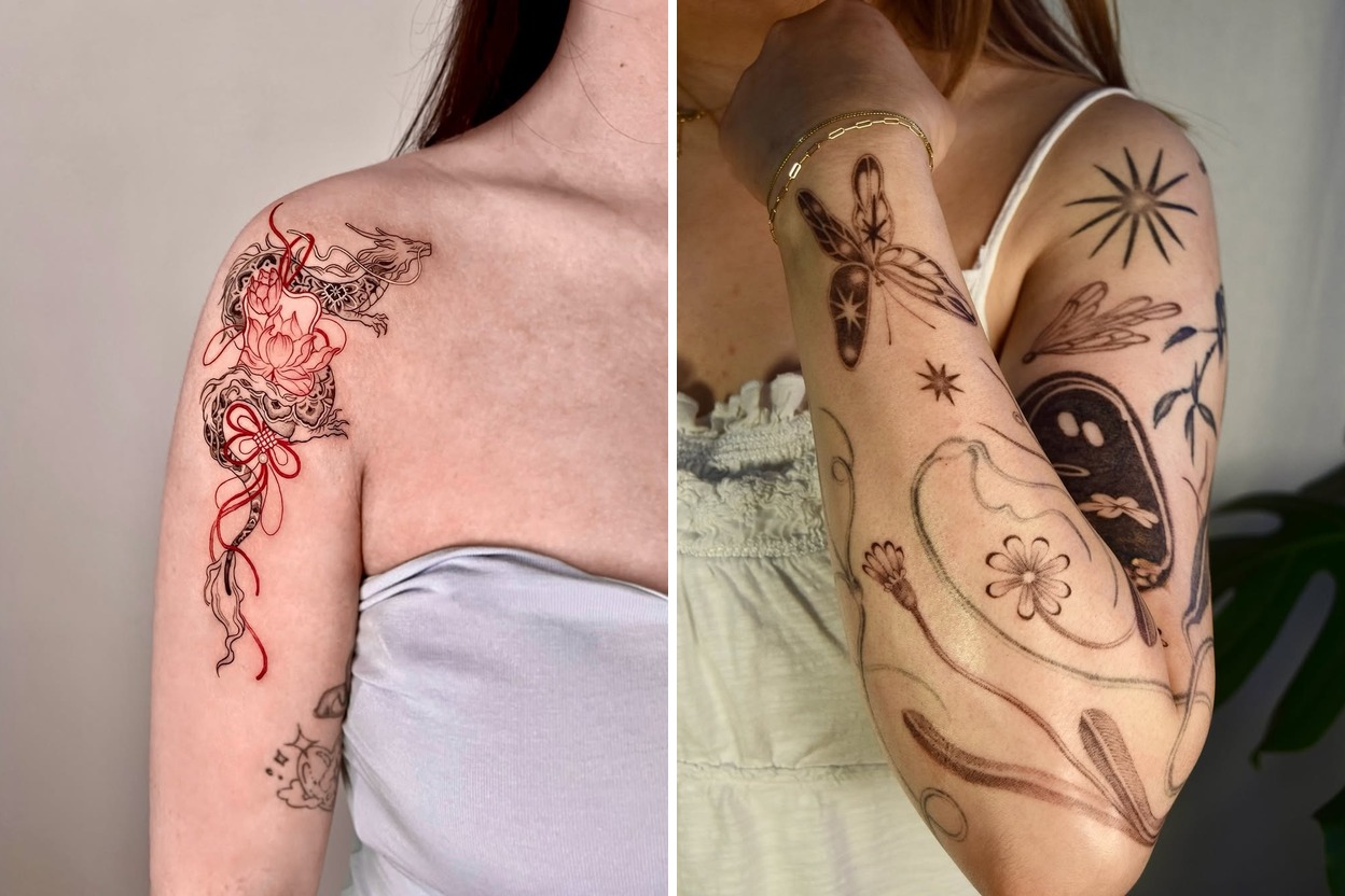 31+ Delicate Arm Tattoo Ideas for Women With Inspiring Artistic Placement Featured Lookbook Collage