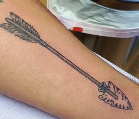 Crossed Arrow Wrist Tattoo Tattoo Design