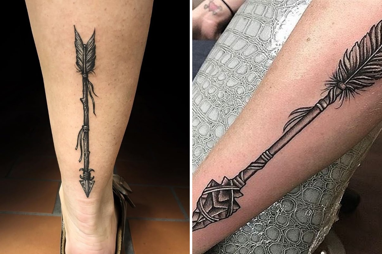 35+ Delicate Arrow Tattoo Ideas & Inspiration Featured Lookbook Collage