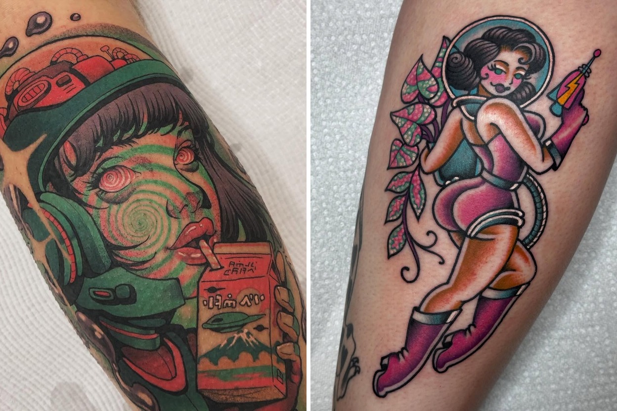 47+ Delicate Astronaut Tattoo Ideas For Timeless and Meaningful Ink Featured Lookbook Collage