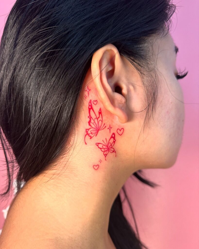 Meaningful Behind the Ear Tattoo Ideas Tattoo Design