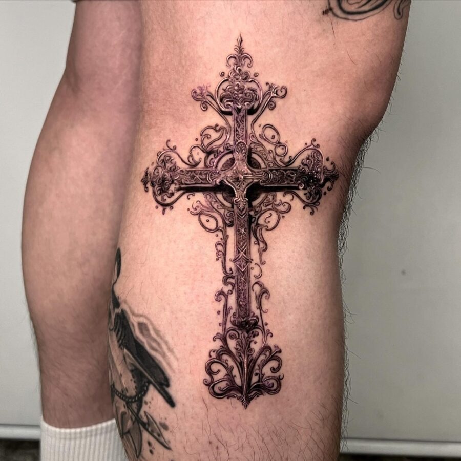Divine representation of Jesus Christ in tattoo Tattoo Design