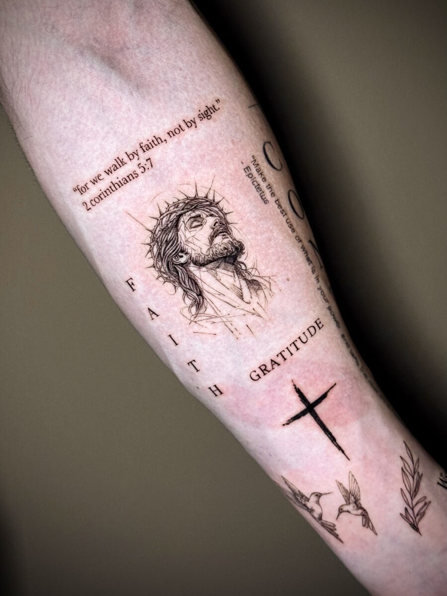 Intricate Archangel Michael Tattoo Design Tattoo Design