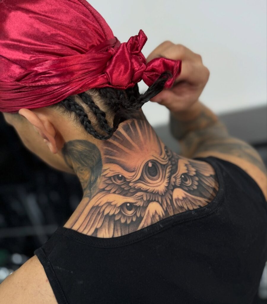 Majestic depiction of Jesus on horseback Tattoo Design