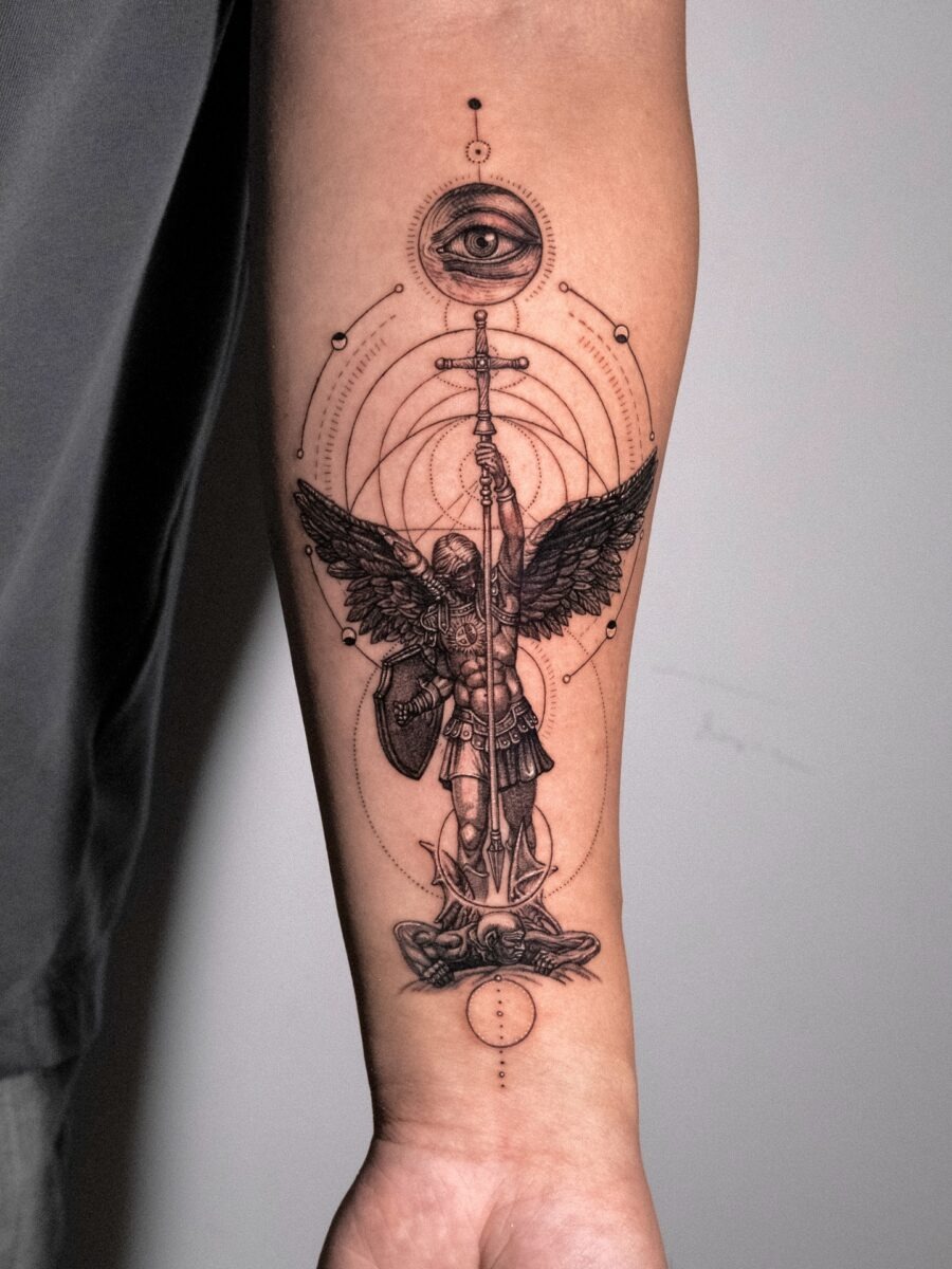 Pastoral imagery in biblical tattoos Tattoo Design