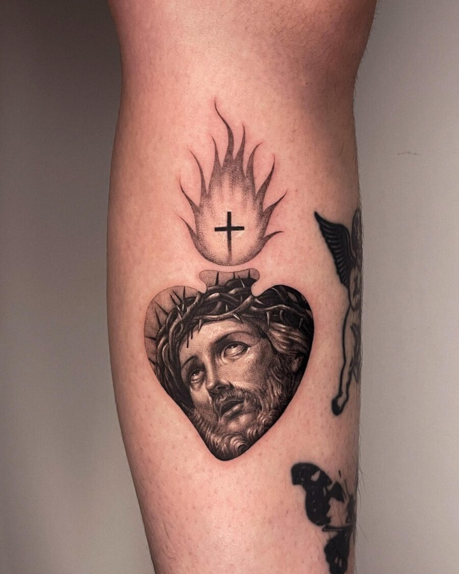 Symbolic depiction of the Lamb of God Tattoo Design