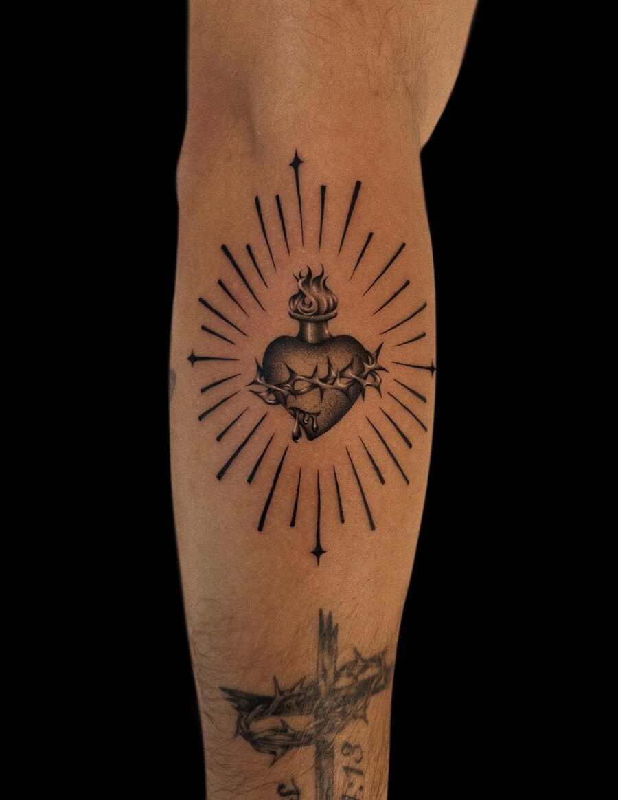Vibrant Biblical-Inspired Tattoo Design Tattoo Design