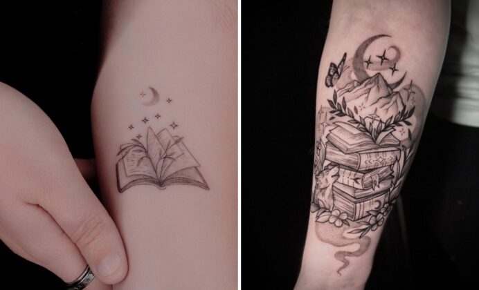 16+ Delicate Book Tattoo Ideas For Timeless and Meaningful Ink