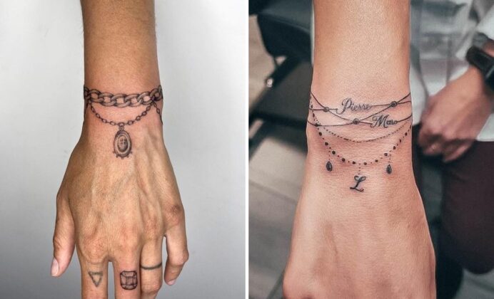 25+ Delicate Bracelet Tattoo Ideas That Feel Stylish Personal and Timeless