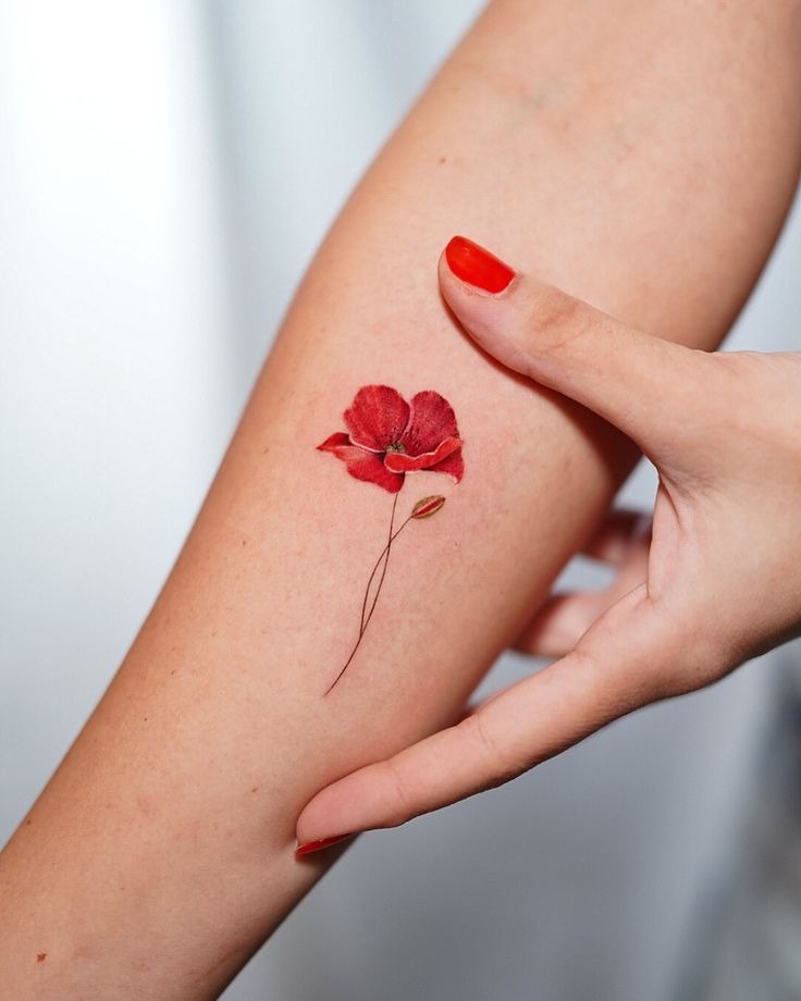 Dainty Wrist Accent Tattoo Design