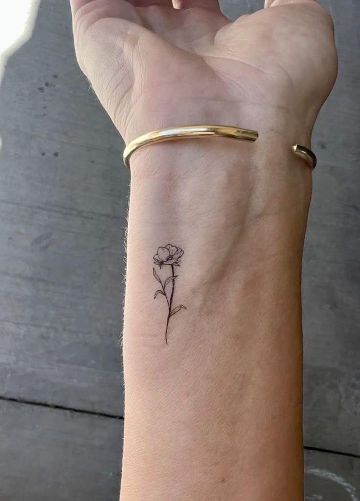 Miniature Wrist Sketch Tattoo Design
