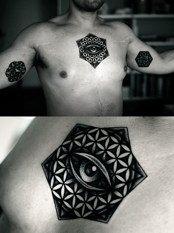 I See You Chest Tattoo Tattoo Design