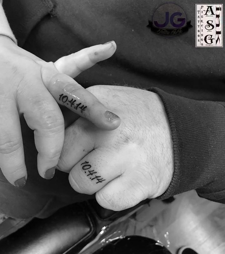 Intertwined Initials Tattoo Design