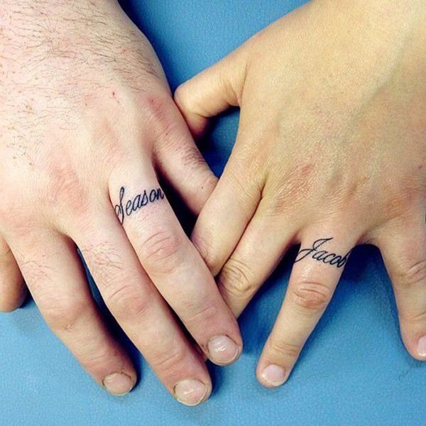 Solid Black Bands Tattoo Design