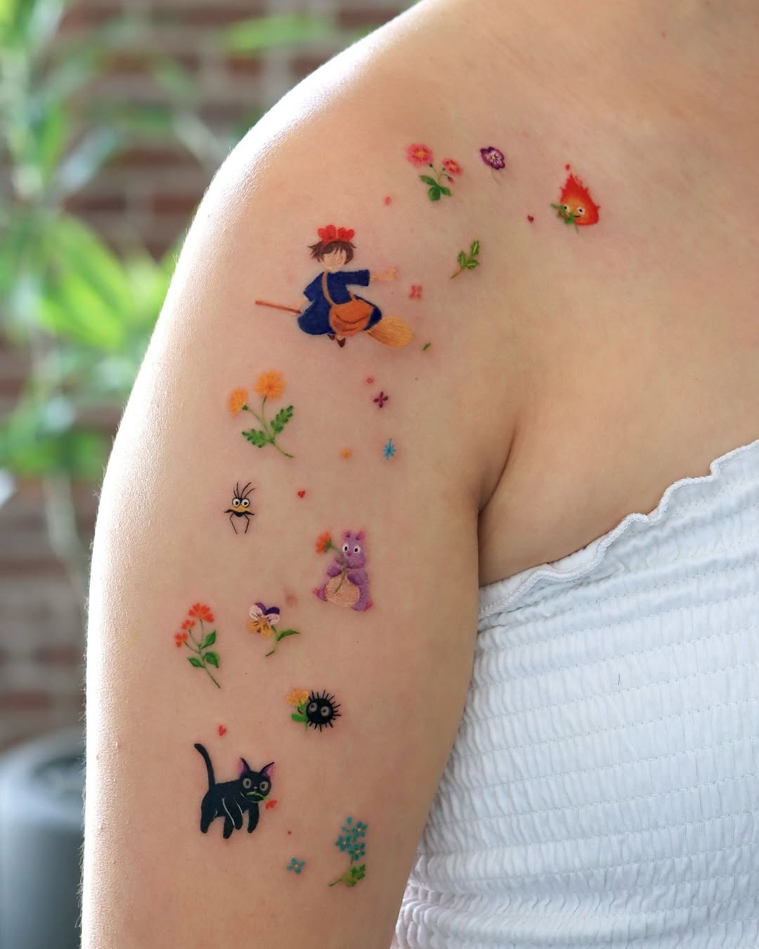 Charming and whimsical colorful tattoo collection Tattoo Design