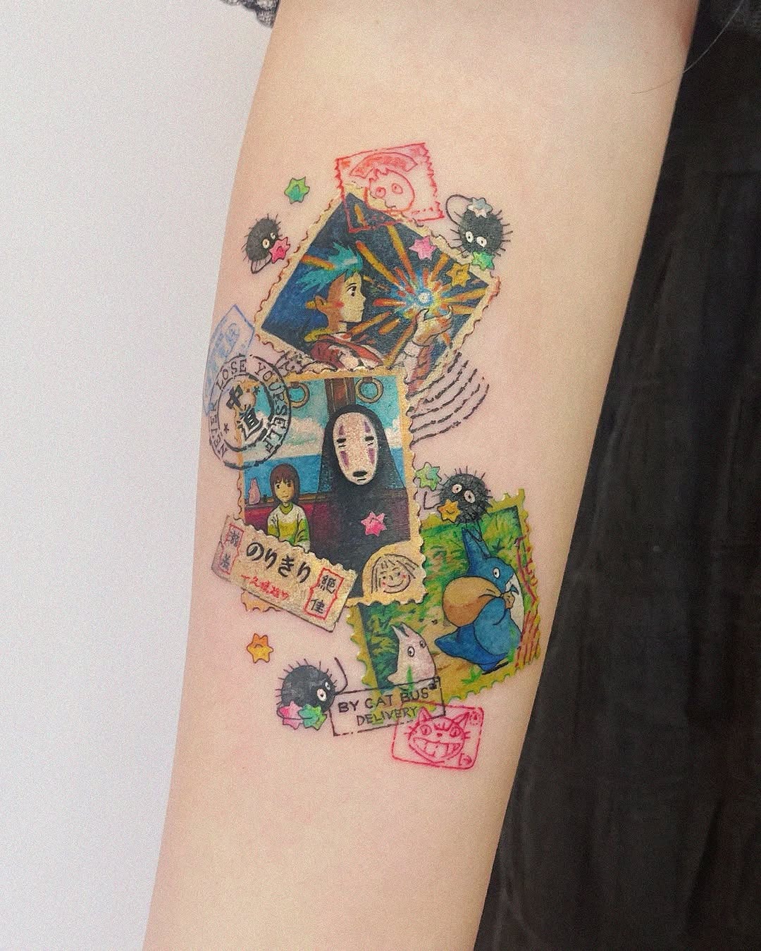 Charming Animated Tattoo Postcard Collection Tattoo Design