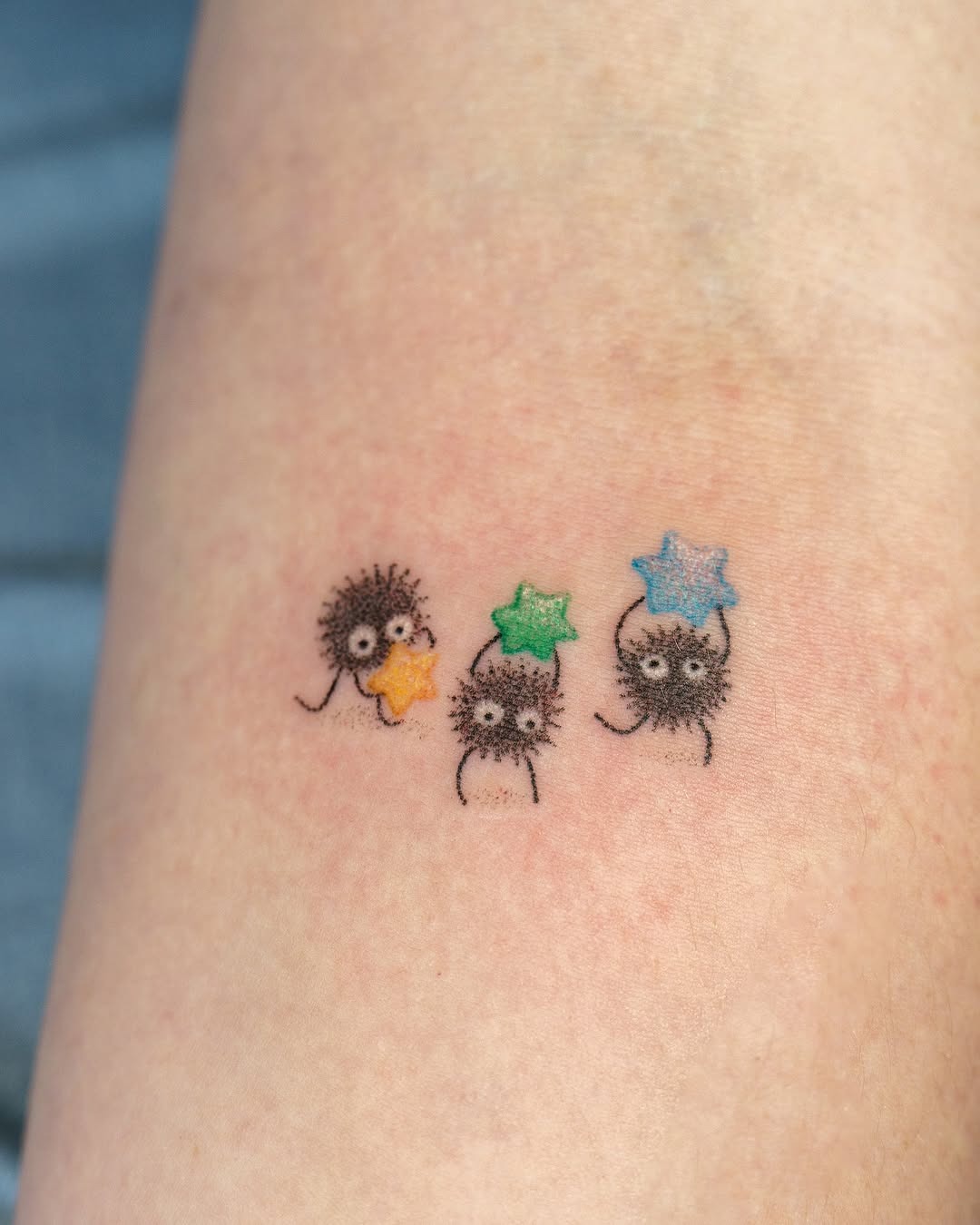 Whimsical tattoos of adorable cartoon characters. Tattoo Design