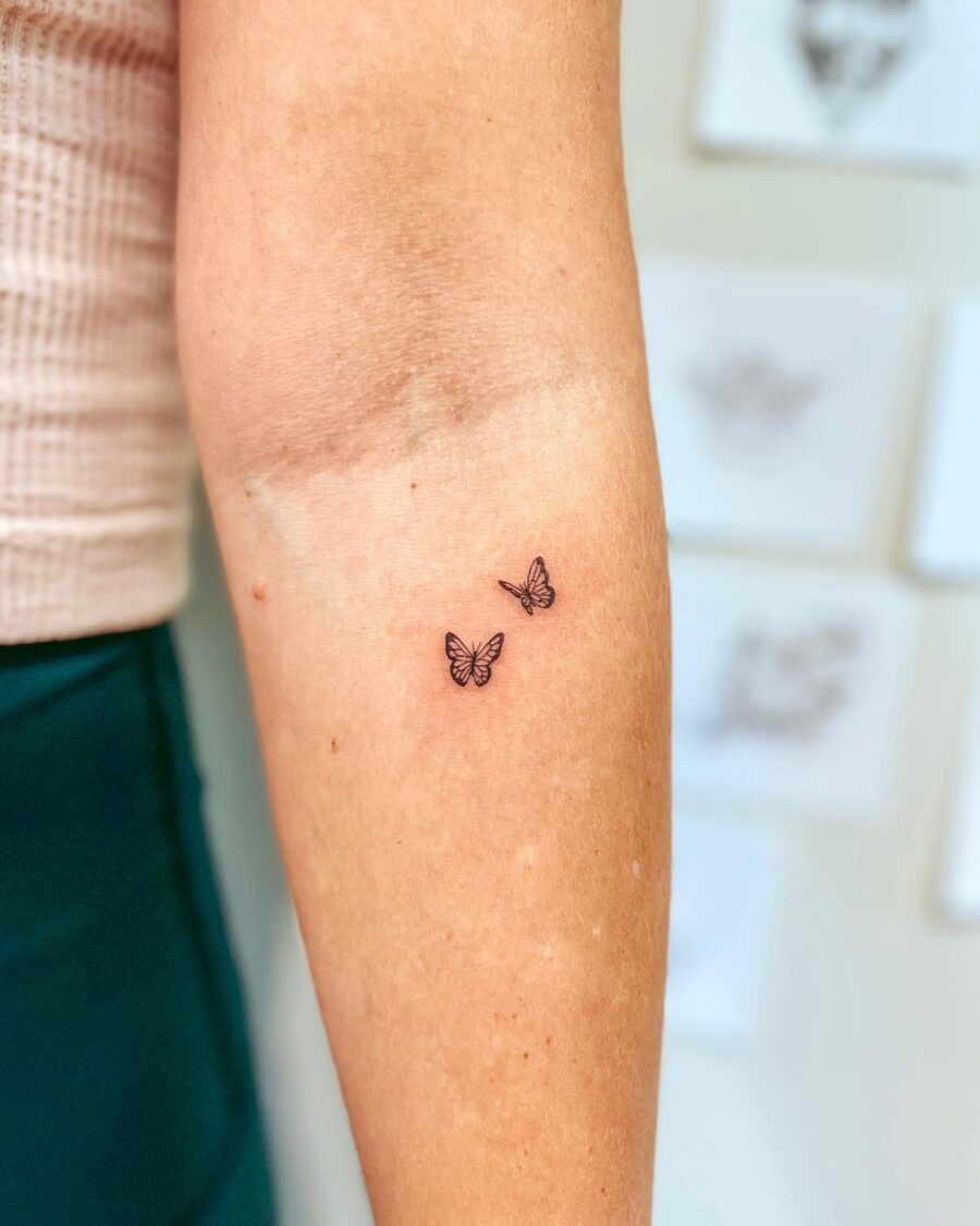 Charming butterfly tattoos for delicate vibes Tattoo Design