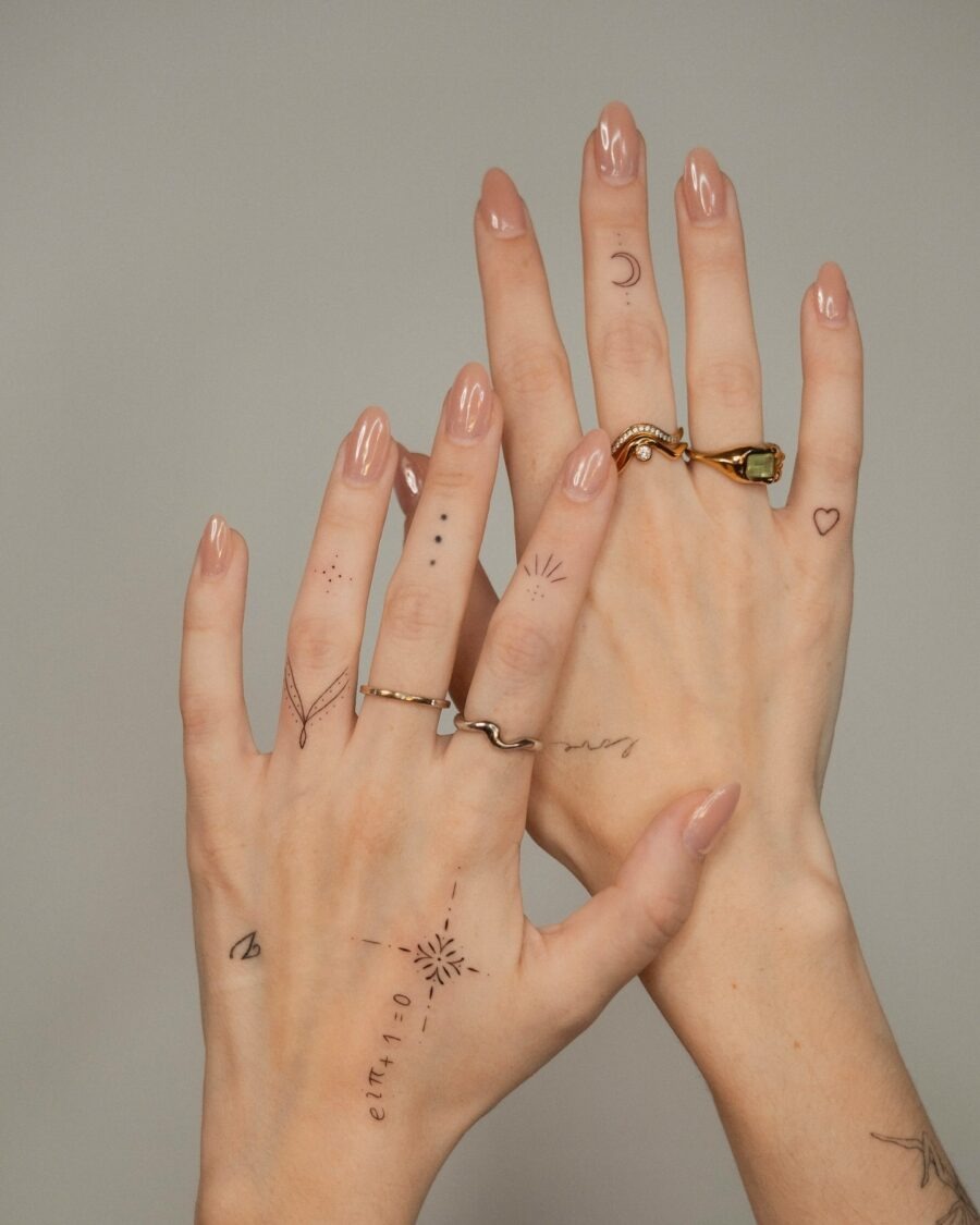 Elegant dainty tattoo designs on hands Tattoo Design
