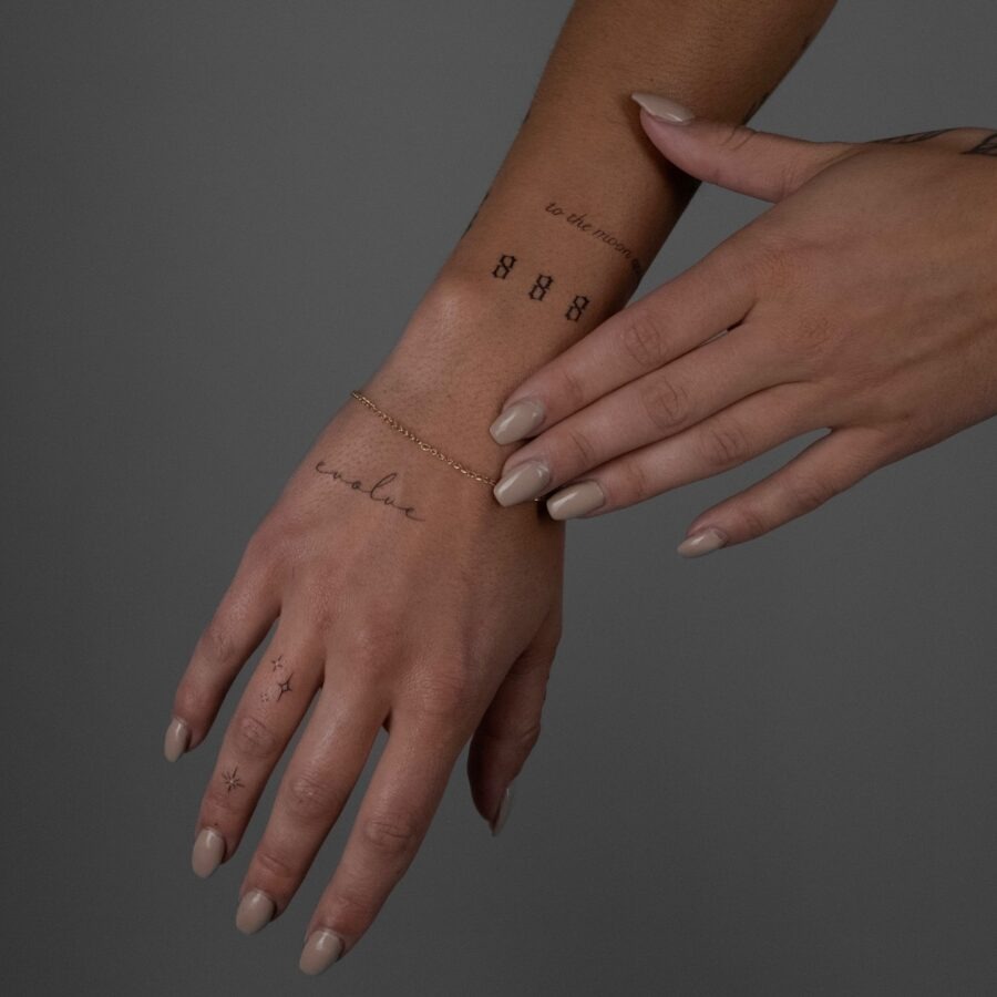 Elegant Dainty Tattoos on Subtle Skin Tattoo Design