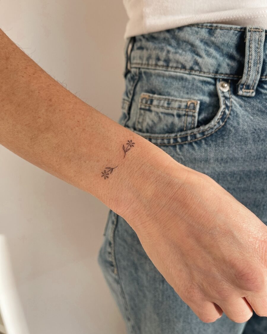 Subtle floral design for intricate tattoo lovers Tattoo Design