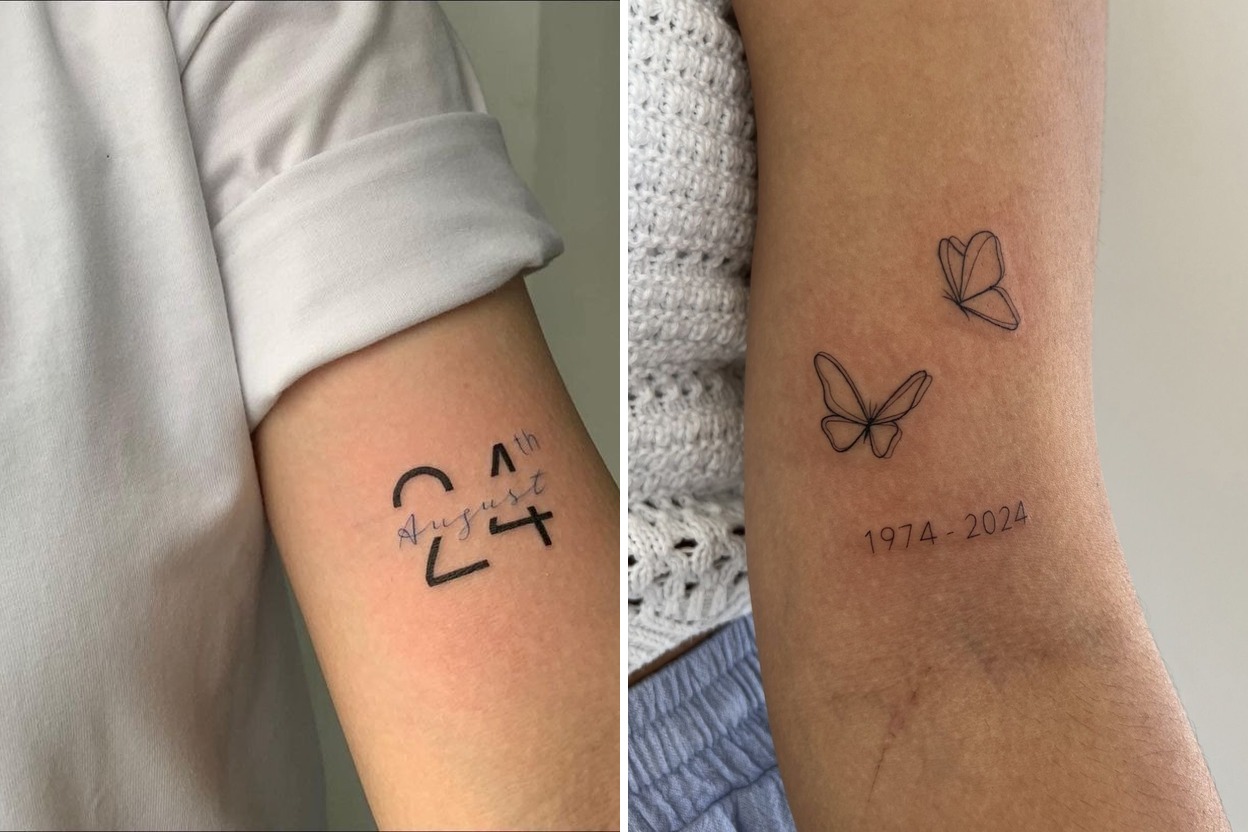 23+ Delicate Date Tattoo Ideas For Meaningful and Stylish Ink Featured Lookbook Collage