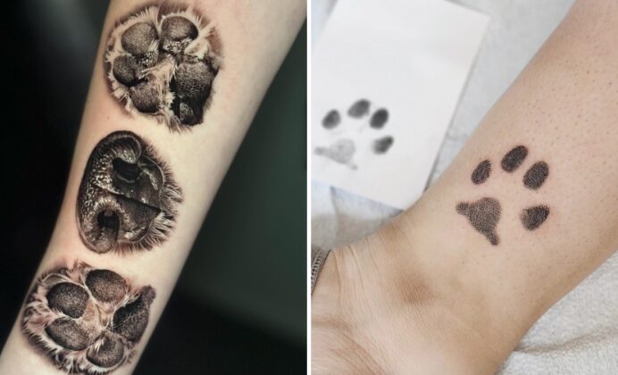 18+ Delicate Dog Paw Tattoo Ideas Curated for Your Next Session