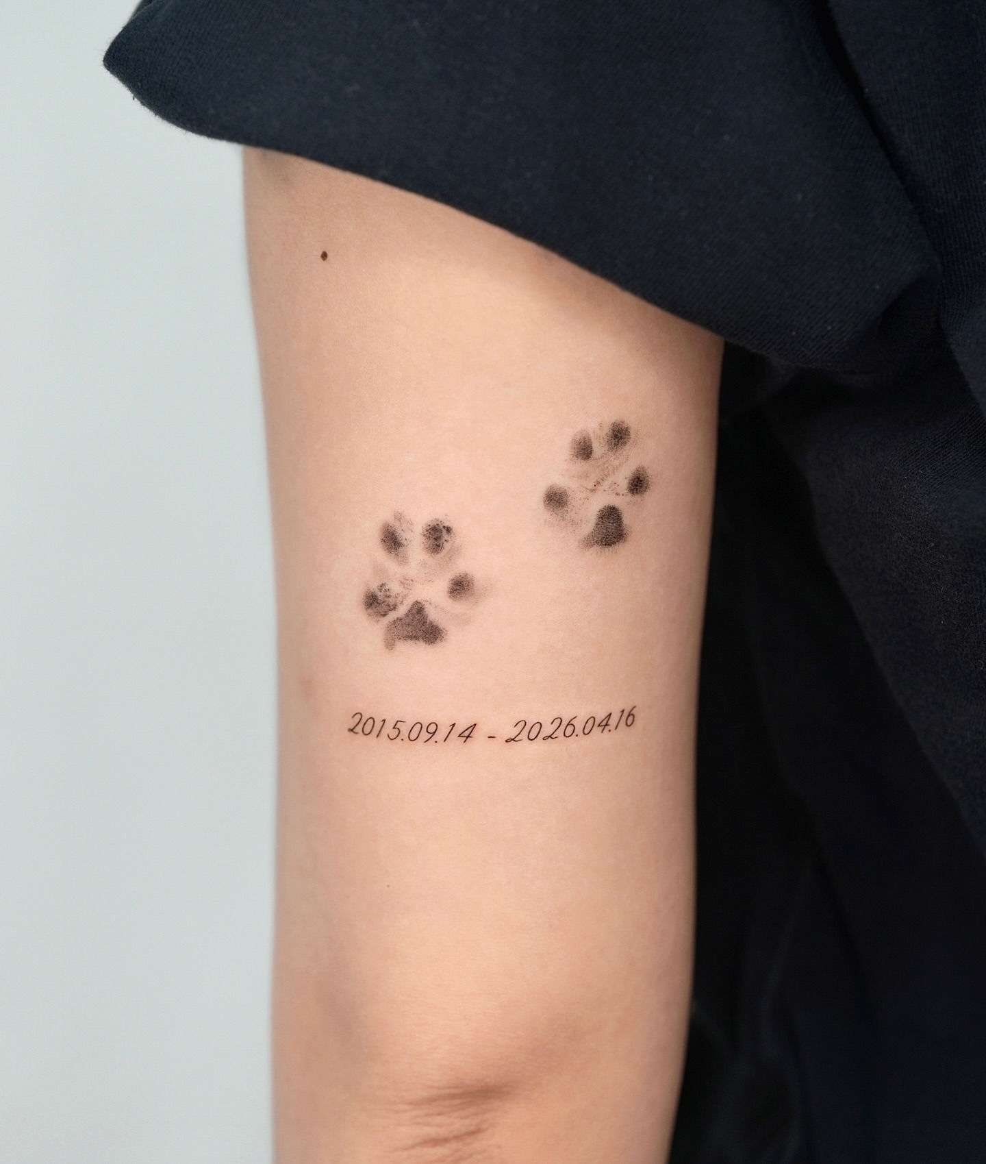 Memorial Dog Paw Print Tattoo Tattoo Design