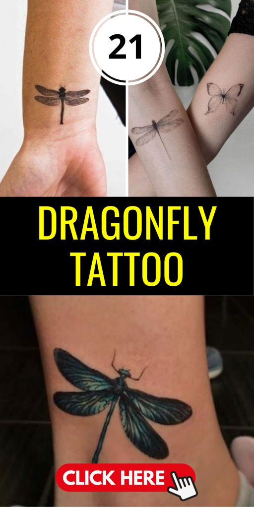 Soft and Ethereal: Dragonfly Tattoo with Shading Tattoo Design