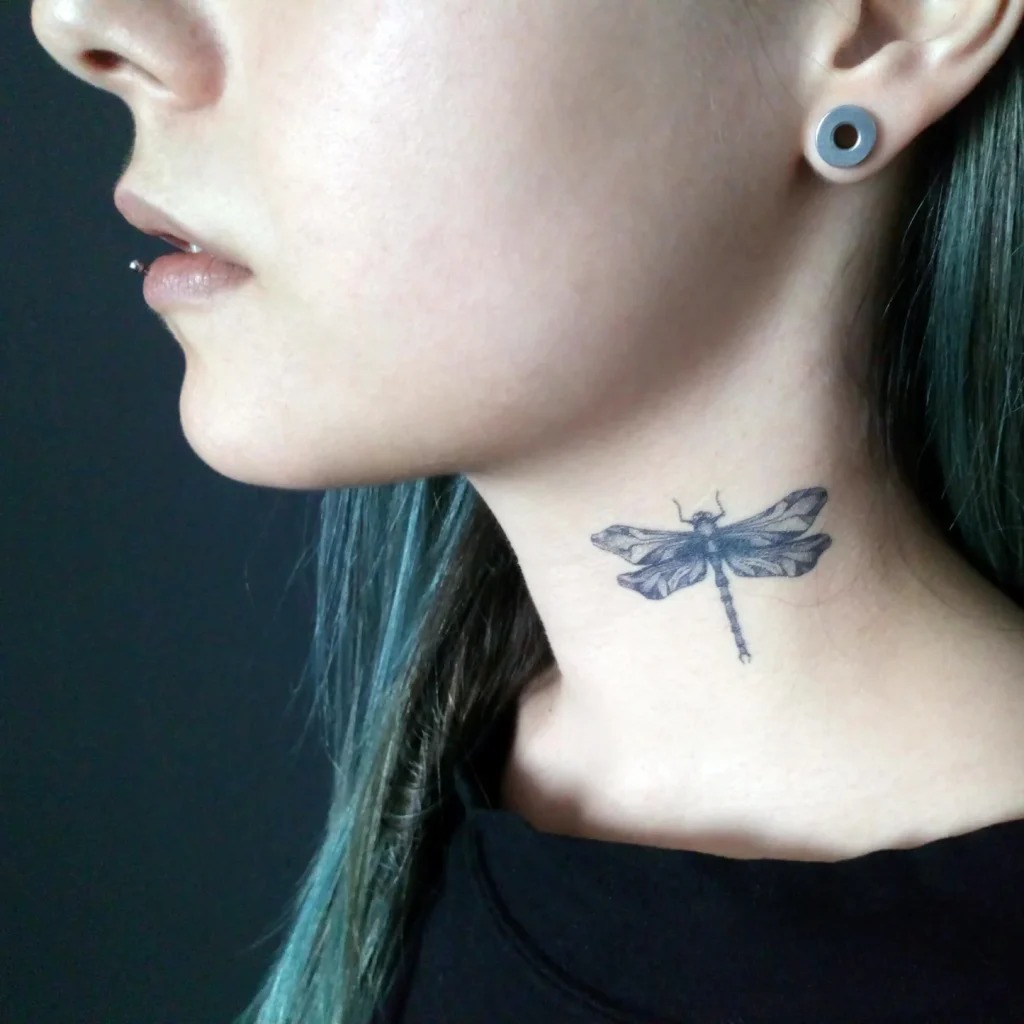 Subtle Grace: The Small Neck Tattoo Tattoo Design