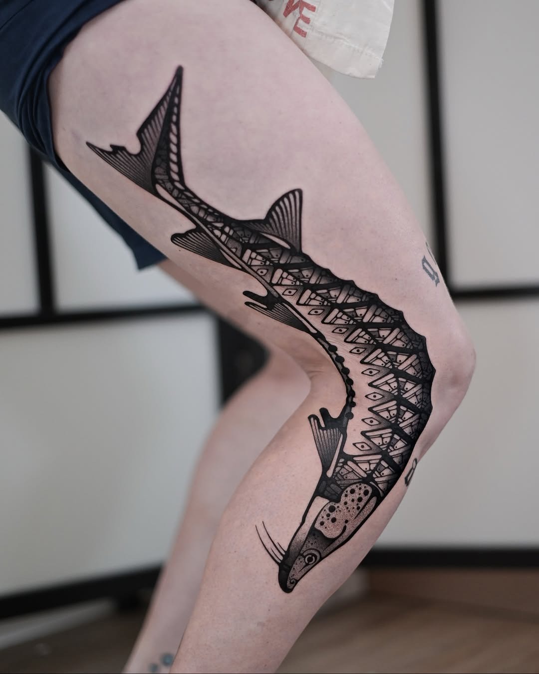 Elegant fish tattoo showcasing intricate details Tattoo Design