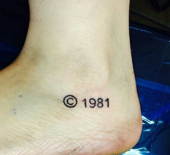 Copyright 1981 Tattoo Design