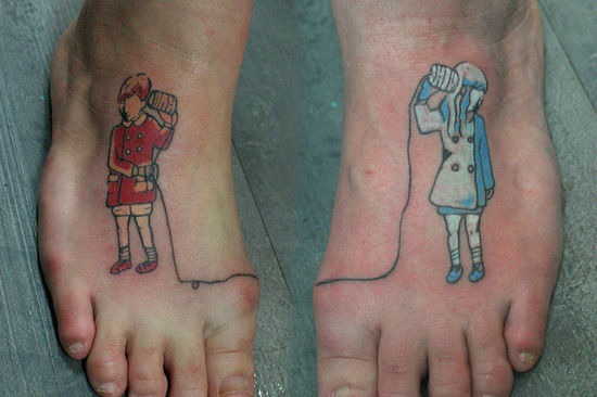Don’t Break the Conversation Tattoo Design