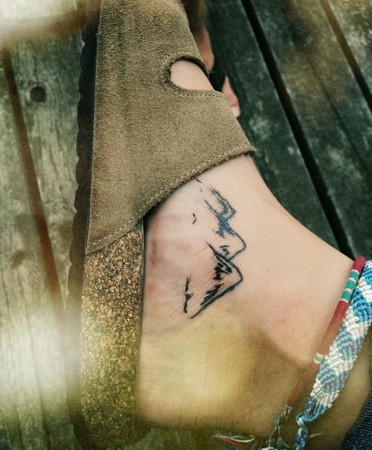 Mountain Tattoo for the Adventurers Tattoo Design