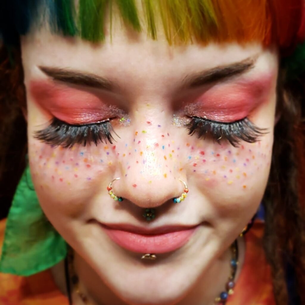 Minimalist Freckles Tattoo with a Soft Natural Look Tattoo Design