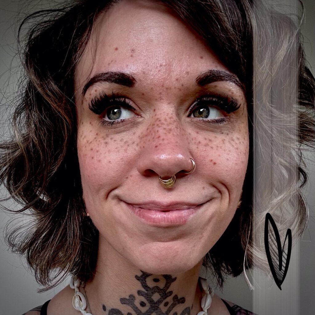 Softly Scattered Freckles Tattoo with a Delicate Finish Tattoo Design