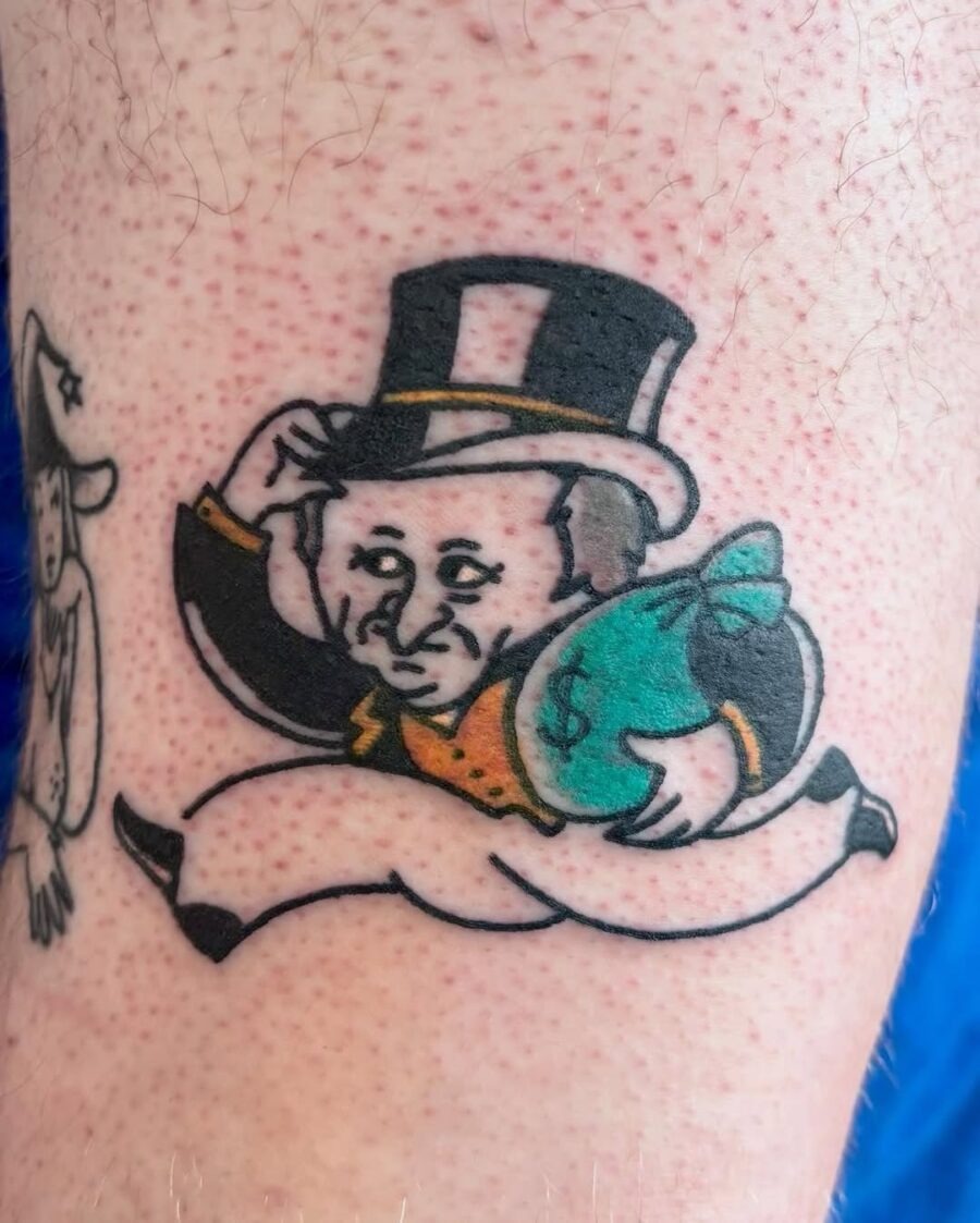 A comic delight in tattoo form Tattoo Design