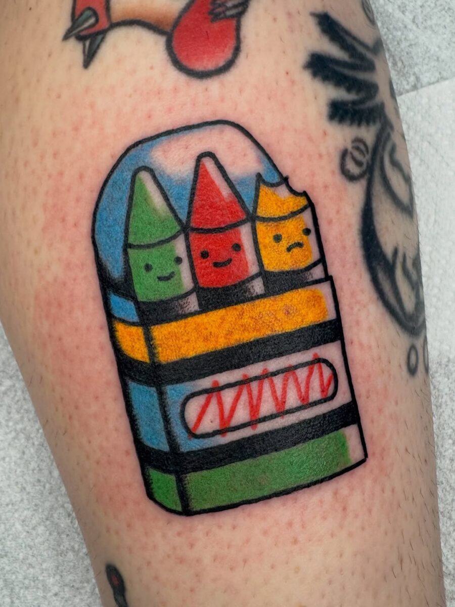 A quirky tattoo of a cowboy rat Tattoo Design