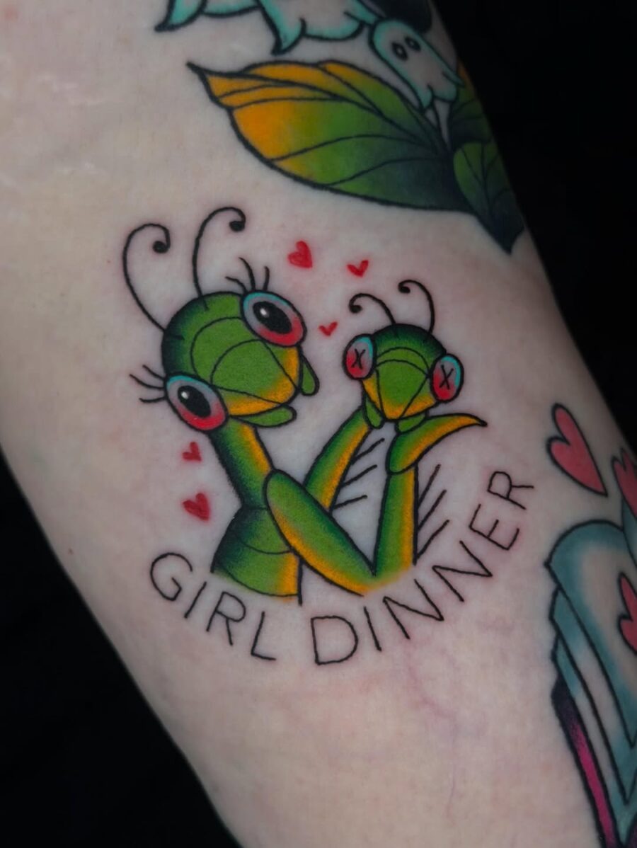 Hilarious SpongeBob Tattoo Brings Laughter Tattoo Design