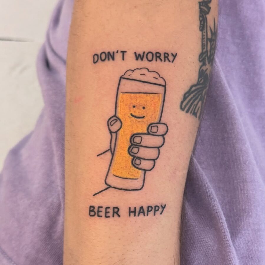Humorous twist on a classic character tattoo Tattoo Design