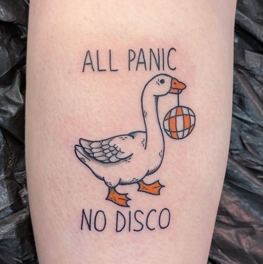 Playful shrimp tattoo brings joy and laughter Tattoo Design