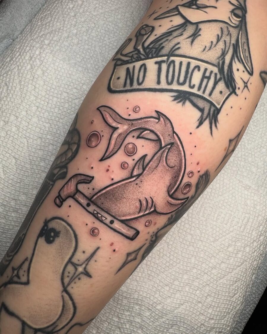 Whimsical frog bounces into tattoo fun Tattoo Design