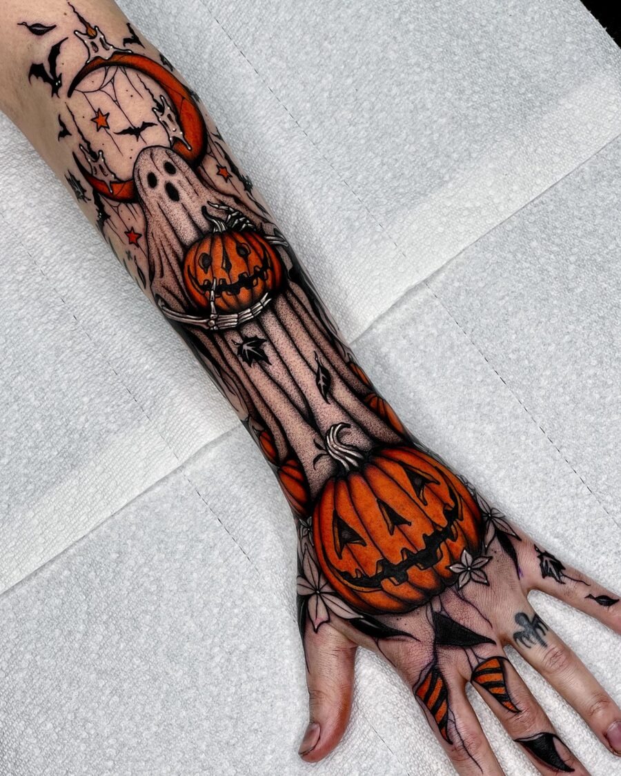 Spooky Festive Halloween Tattoo Inspiration Tattoo Design