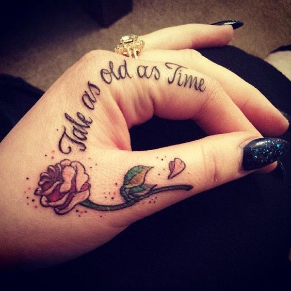 Beauty and the Best Hand Tattoos Tattoo Design