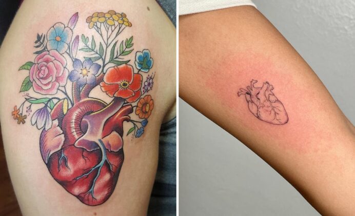 20+ Delicate Heart Tattoo Ideas For Your Next Ink