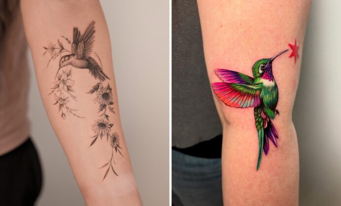 16+ Delicate Hummingbird Tattoo Ideas That Make a Bold Artistic Statement