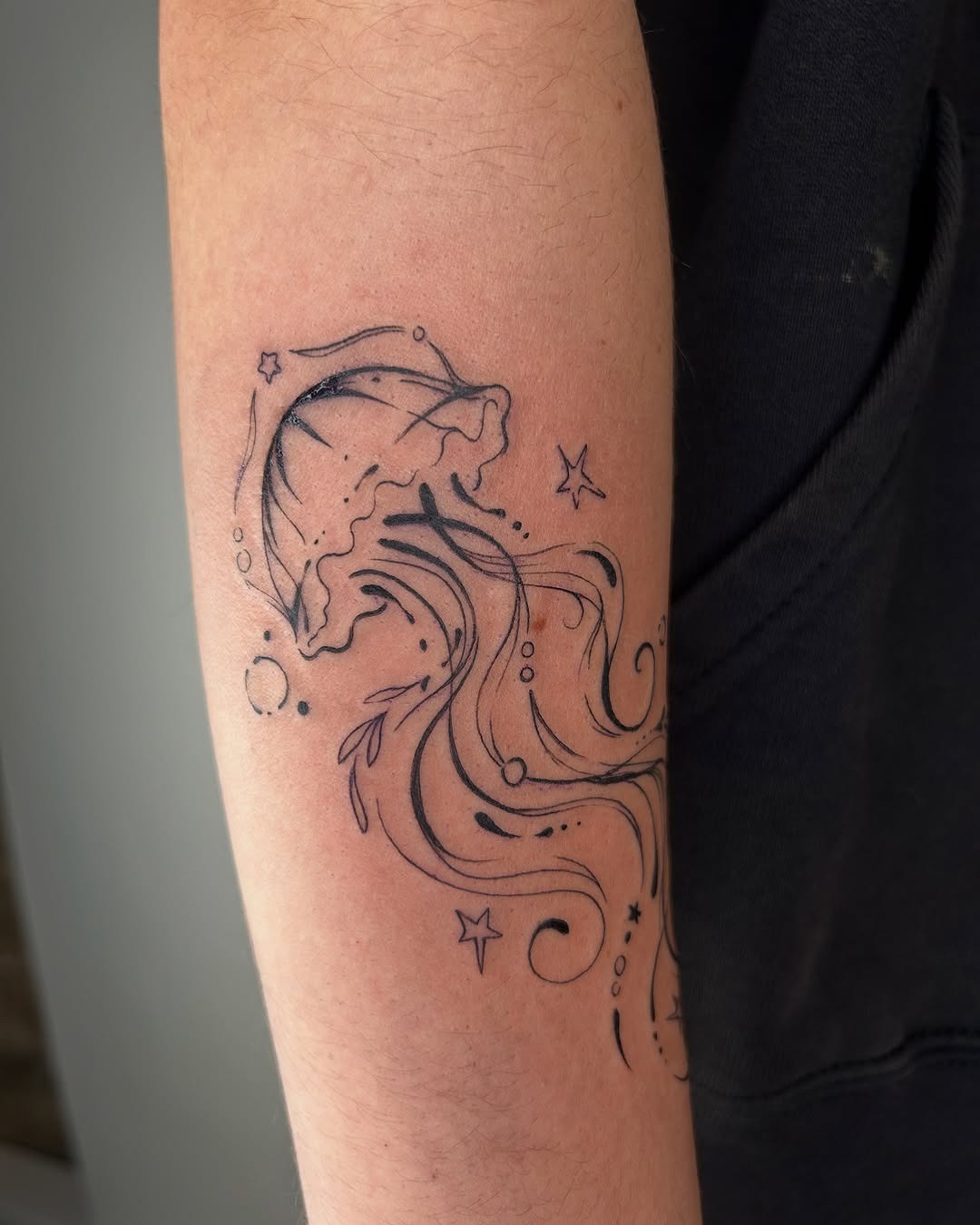 Stunning Jellyfish Tattoo with Ethereal Vibes Tattoo Design