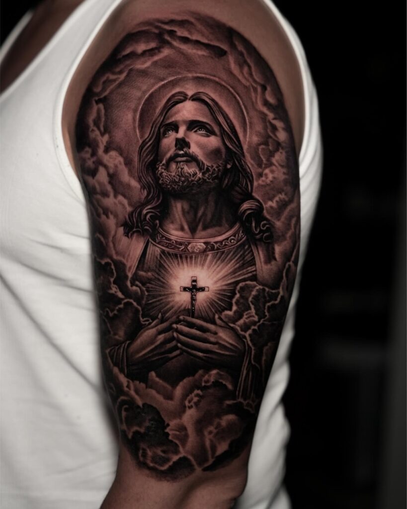 Divine Light of Christ Tattoo Tattoo Design