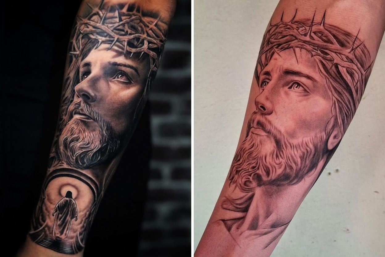 61+ Delicate Jesus Tattoo Ideas To Celebrate Faith and Devotion Featured Lookbook Collage