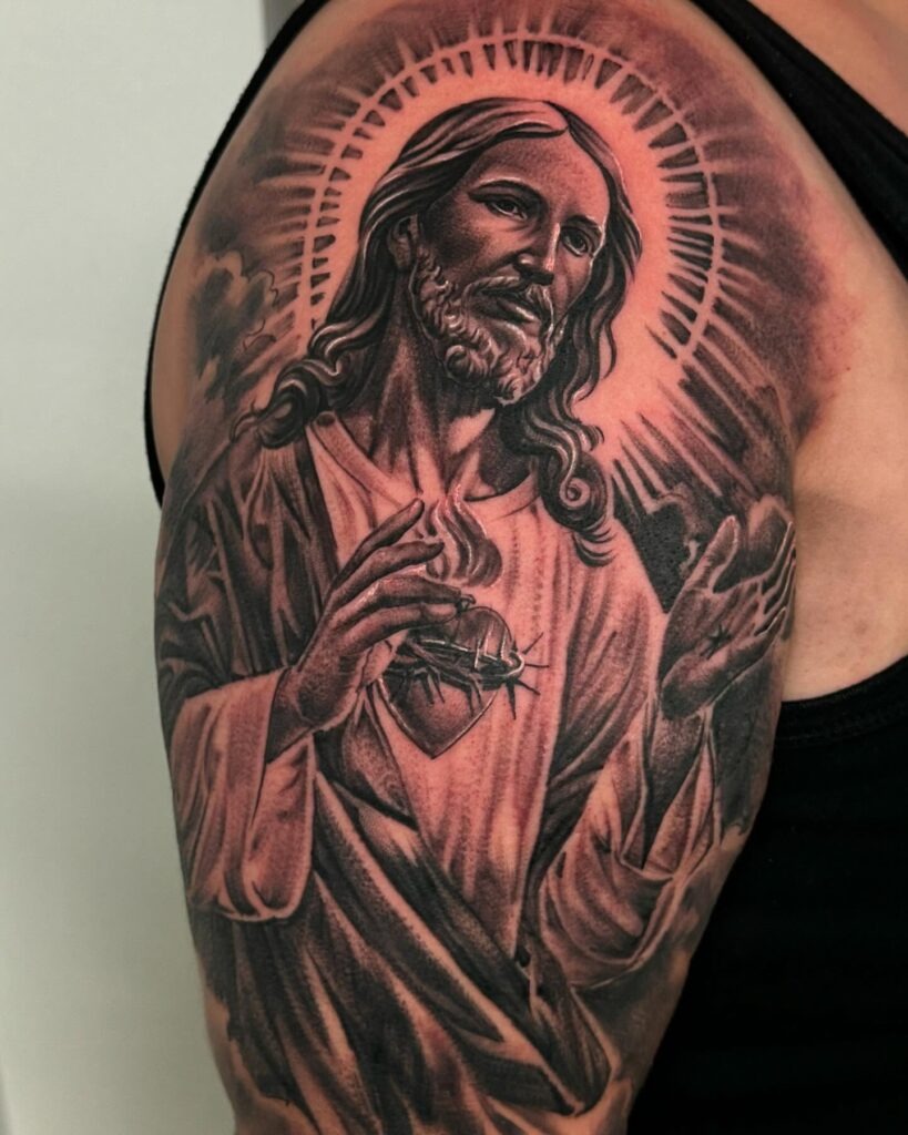 Sacred Heart of Jesus Tattoo Tattoo Design